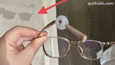 近视眼镜的镜片在光下有影子吗？