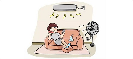 夏天把空调和电扇一起开会怎么样？