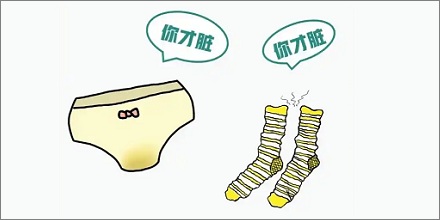 内裤 vs. 袜子：哪一个更「脏」？能一起洗吗？