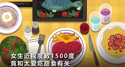 甜食吃太多真的会影响视力?