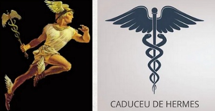 为什么海关的 logo 上也像医学院一样，有一把蛇杖？