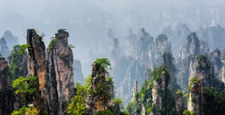 为什么张家界的山都是一根根的？