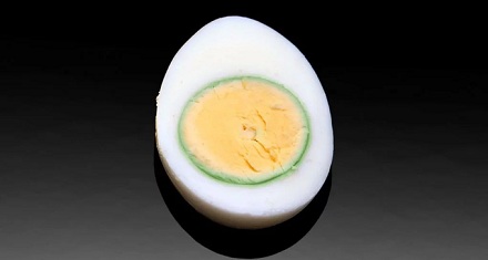 为什么鸡蛋煮的时间过长蛋黄会变绿？