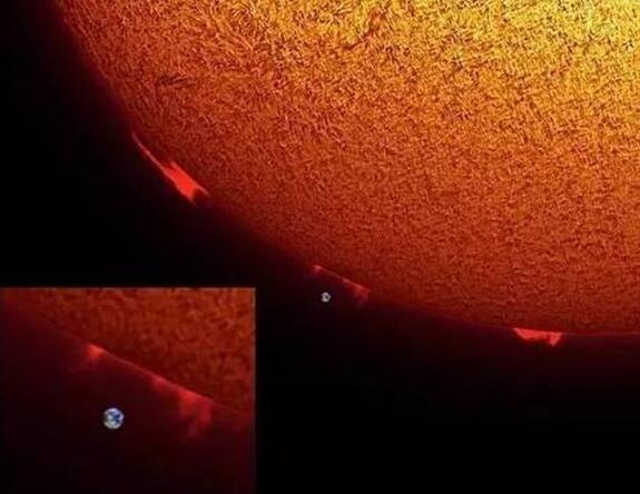 太阳的体积是地球的130万倍