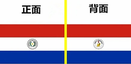 哪个国家的国旗正面与反面不一样？
