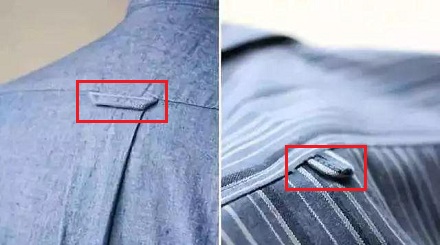 衬衫后面的小环是用来做什么的？